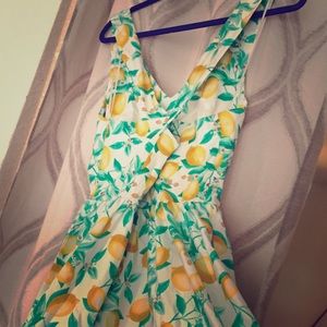 Lemon tea dress
